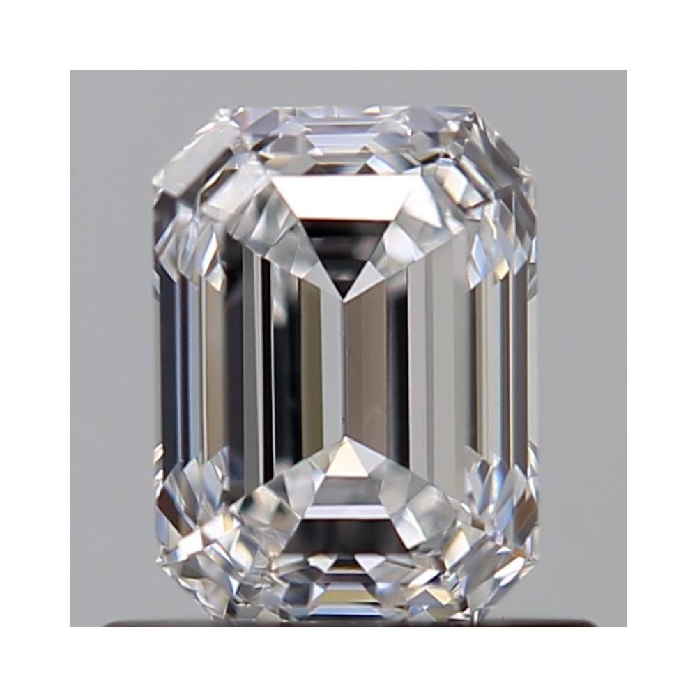 0.71 Carat Emerald Loose Diamond, D, VVS1, Ideal, GIA Certified