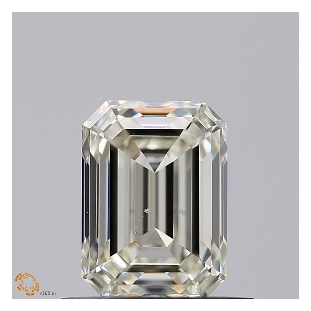 0.72 Carat Emerald Loose Diamond, J, VS2, Super Ideal, GIA Certified