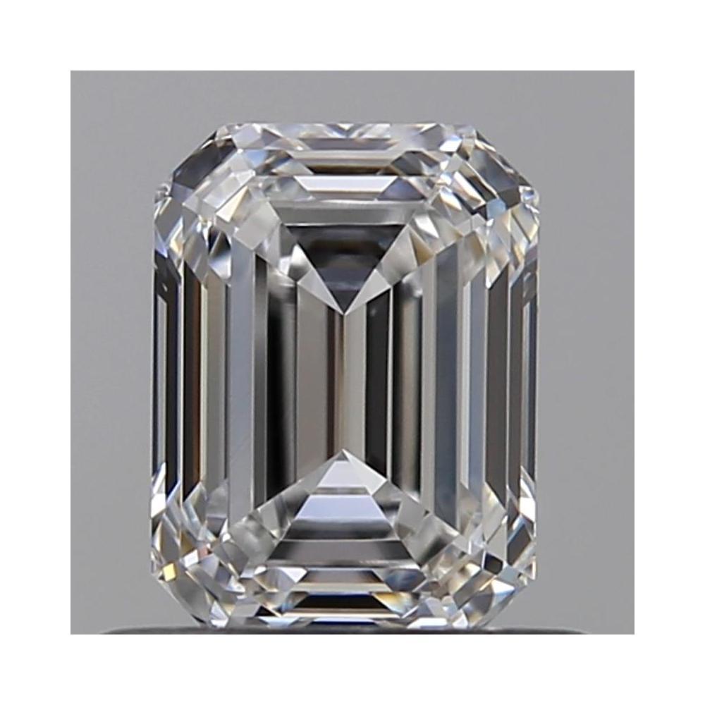 0.60 Carat Emerald Loose Diamond, E, VVS1, Super Ideal, GIA Certified | Thumbnail
