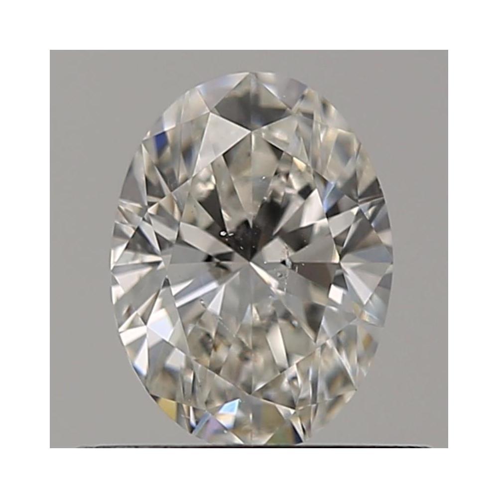 0.54 Carat Oval Loose Diamond, G, SI1, Ideal, GIA Certified | Thumbnail