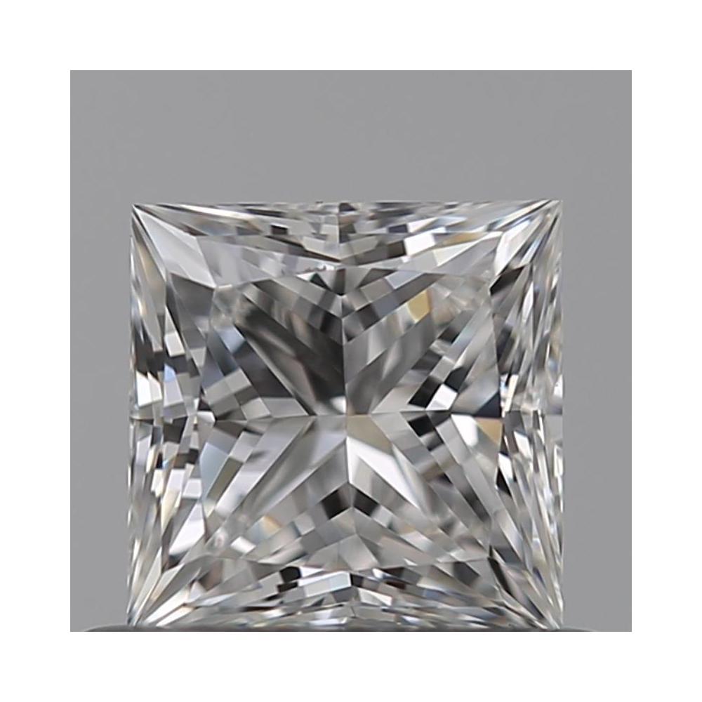 0.54 Carat Princess Loose Diamond, F, VVS1, Ideal, GIA Certified