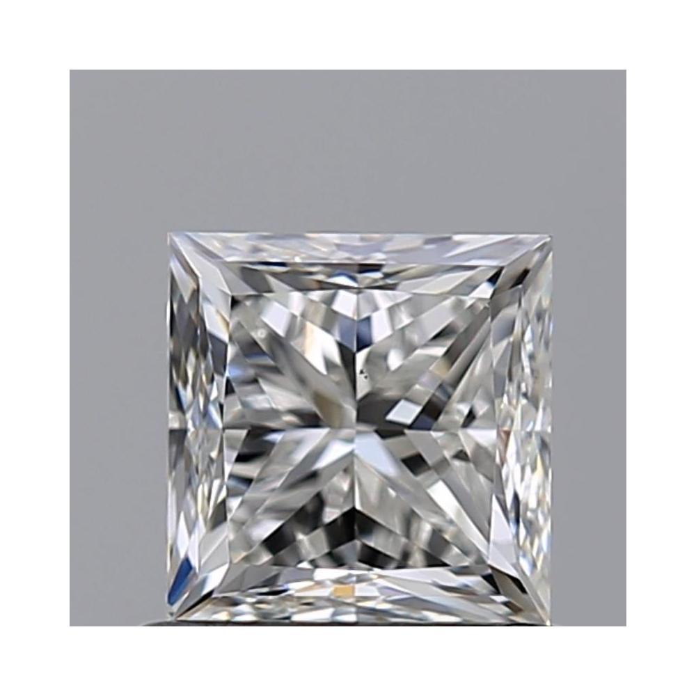 0.90 Carat Princess Loose Diamond, H, VS2, Very Good, GIA Certified | Thumbnail