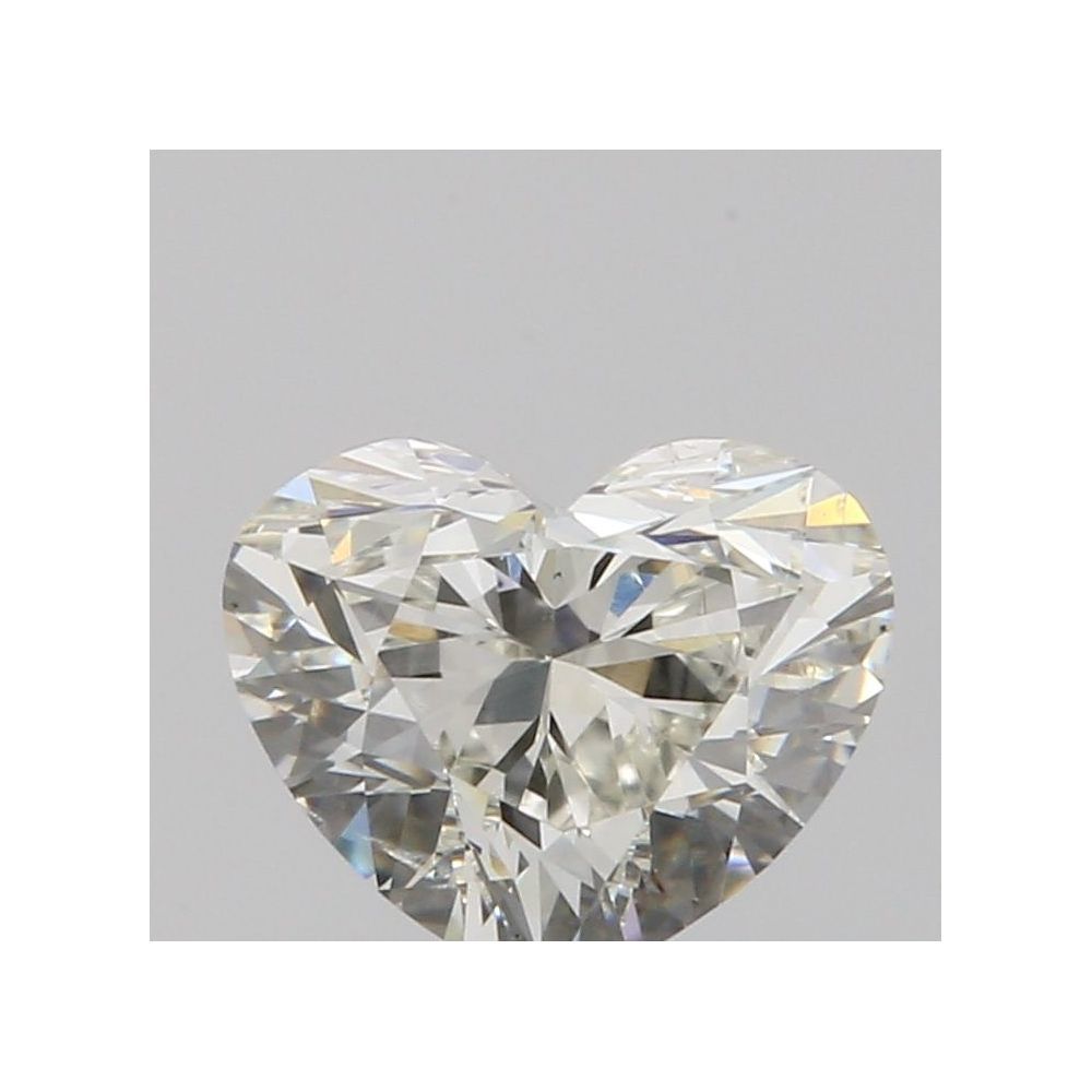 0.50 Carat Heart Loose Diamond, J, SI1, Ideal, GIA Certified | Thumbnail