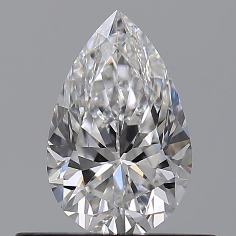 0.50 Carat Pear Loose Diamond, E, VS1, Ideal, GIA Certified