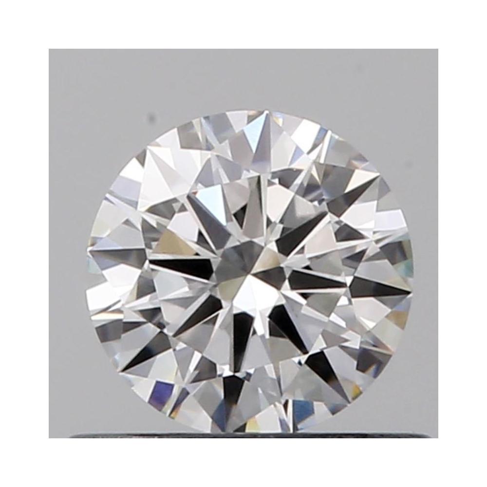 0.45 Carat Round Loose Diamond, F, VVS1, Excellent, GIA Certified