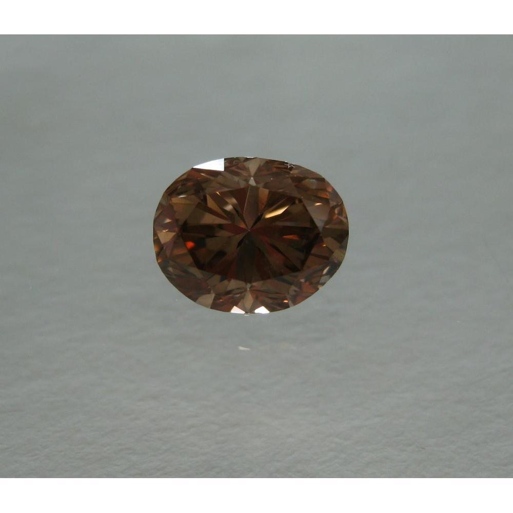1.76 Carat Oval Loose Diamond, Fancy Dark Yellowish Brown, , Good, GIA Certified | Thumbnail