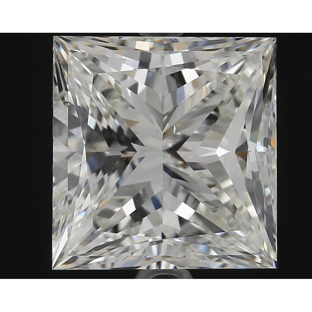3.59 Carat Princess Loose Diamond, H, VS2, Ideal, GIA Certified | Thumbnail