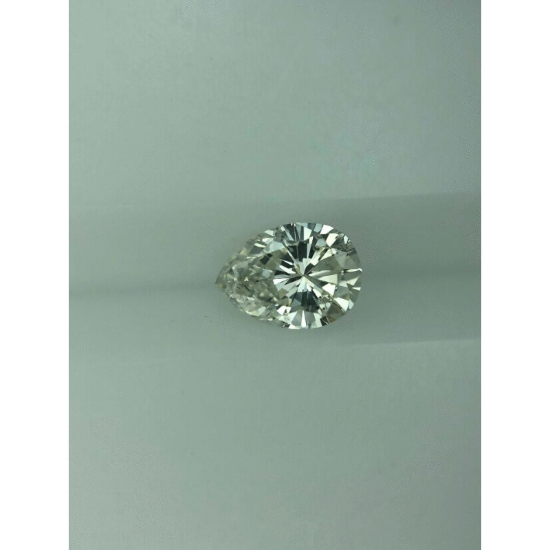 0.51 Carat Pear Loose Diamond, J, I1, Excellent, GIA Certified