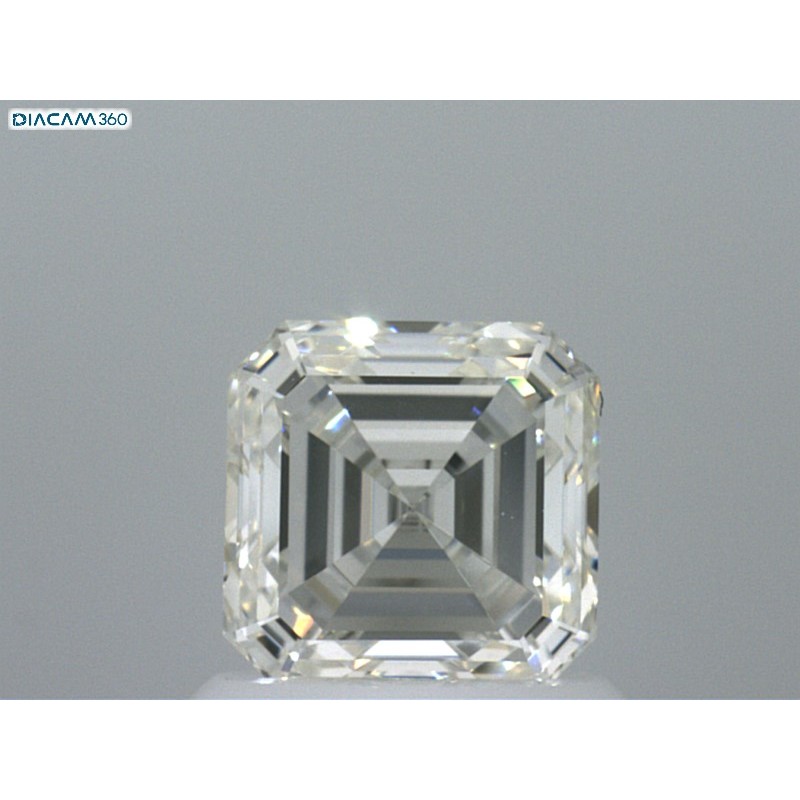 1.17 Carat Asscher Loose Diamond, H, IF, Ideal, GIA Certified
