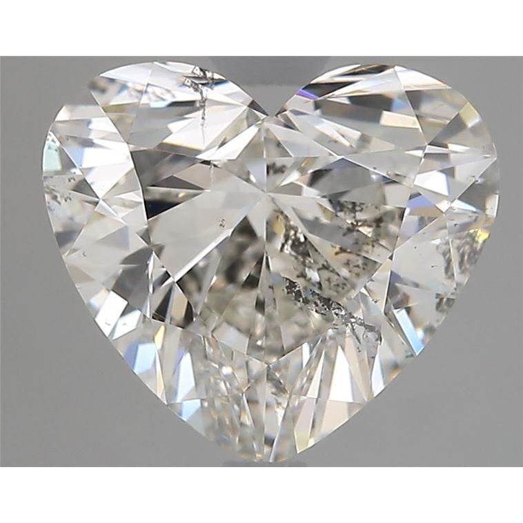 2.60 Carat Heart Loose Diamond, I, SI2, Super Ideal, GIA Certified | Thumbnail