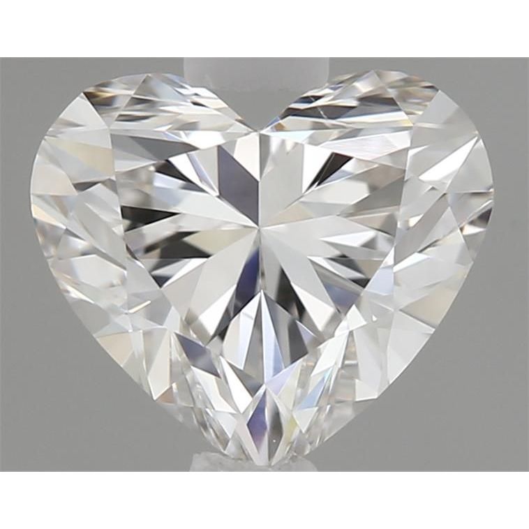 0.53 Carat Heart Loose Diamond, G, SI1, Super Ideal, GIA Certified | Thumbnail