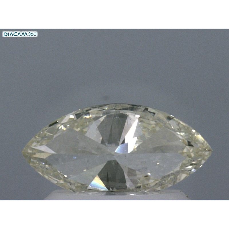 0.62 Carat Marquise Loose Diamond, O-P, SI2, Good, GIA Certified