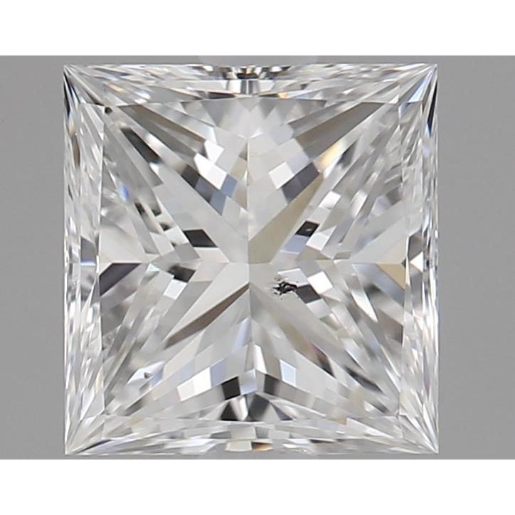 1.00 Carat Princess Loose Diamond, E, SI1, Excellent, GIA Certified | Thumbnail