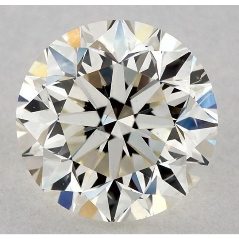 0.91 Carat Round Loose Diamond, L, VS2, Very Good, GIA Certified