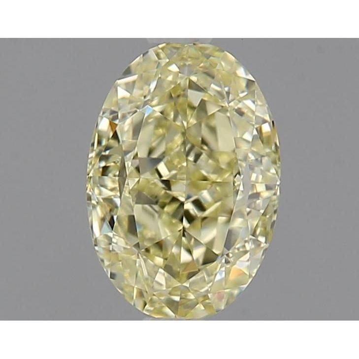 0.91 Carat Oval Loose Diamond,  Fancy Light Yellow, VVS2, Ideal, GIA Certified