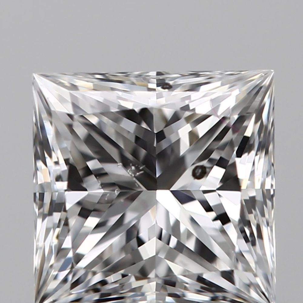 0.64 Carat Princess Loose Diamond, D, SI2, Ideal, GIA Certified | Thumbnail