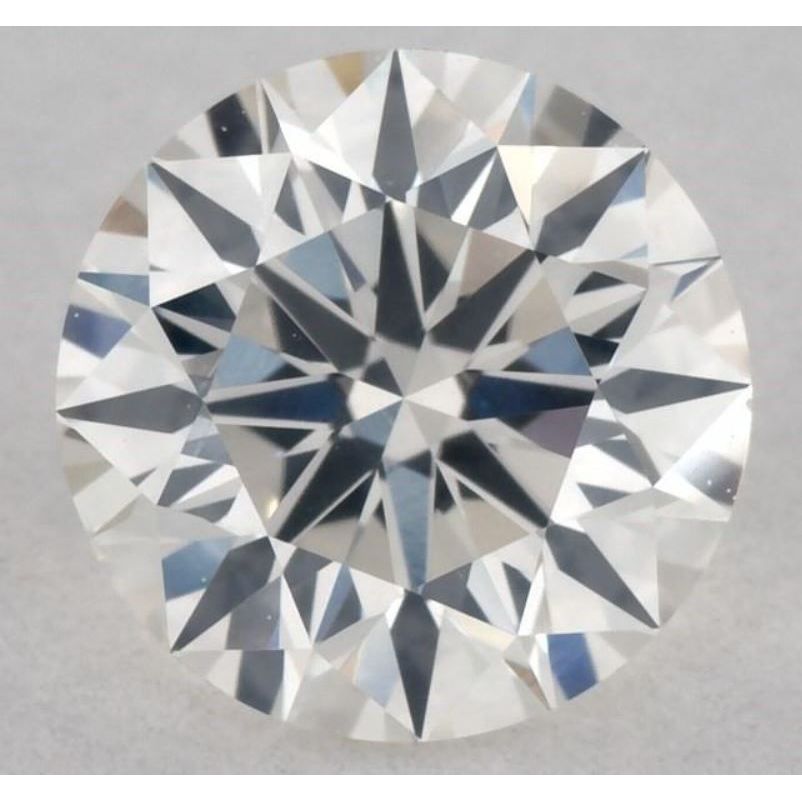0.70 Carat Round Loose Diamond, G, I1, Super Ideal, GIA Certified