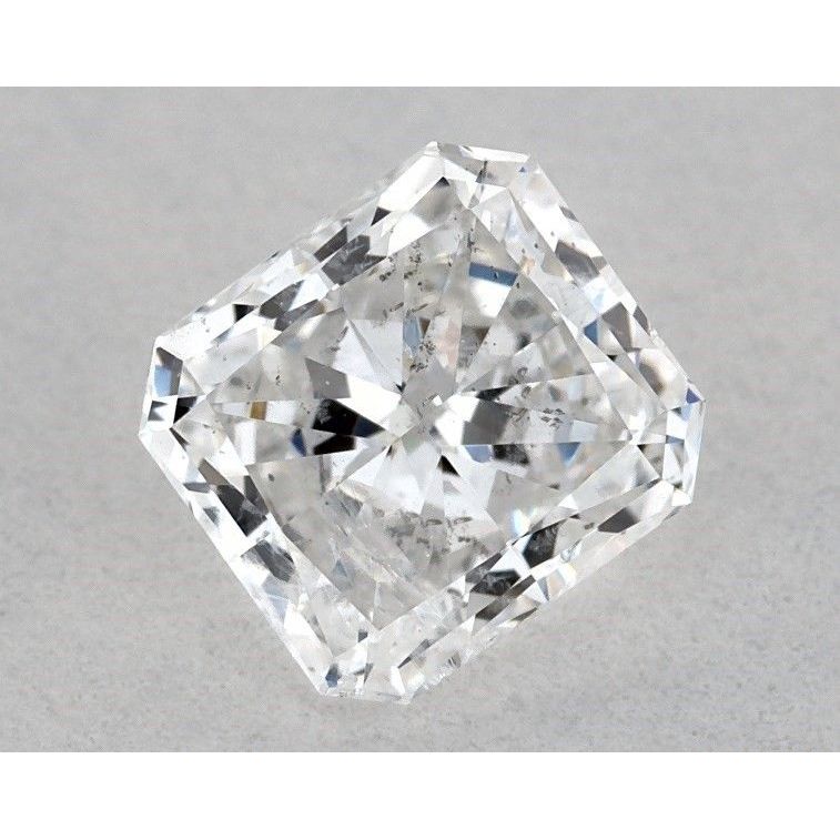 0.52 Carat Radiant Loose Diamond, E, I2, Excellent, GIA Certified | Thumbnail