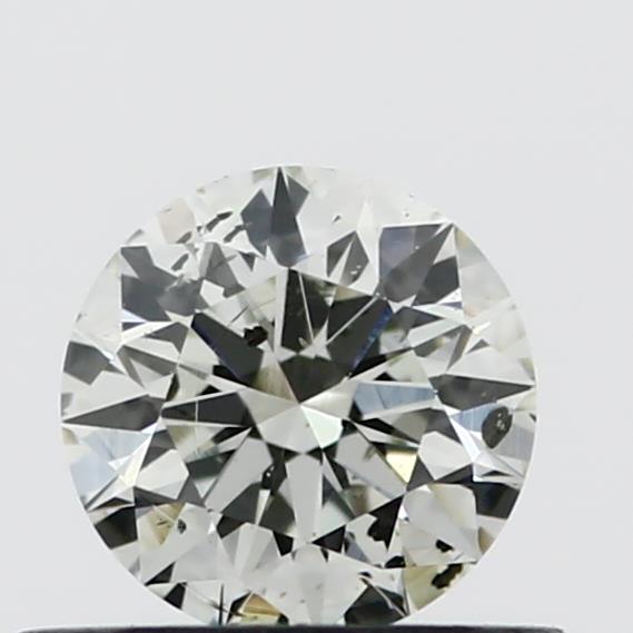 0.40 Carat Round Loose Diamond, J, SI2, Super Ideal, GIA Certified | Thumbnail