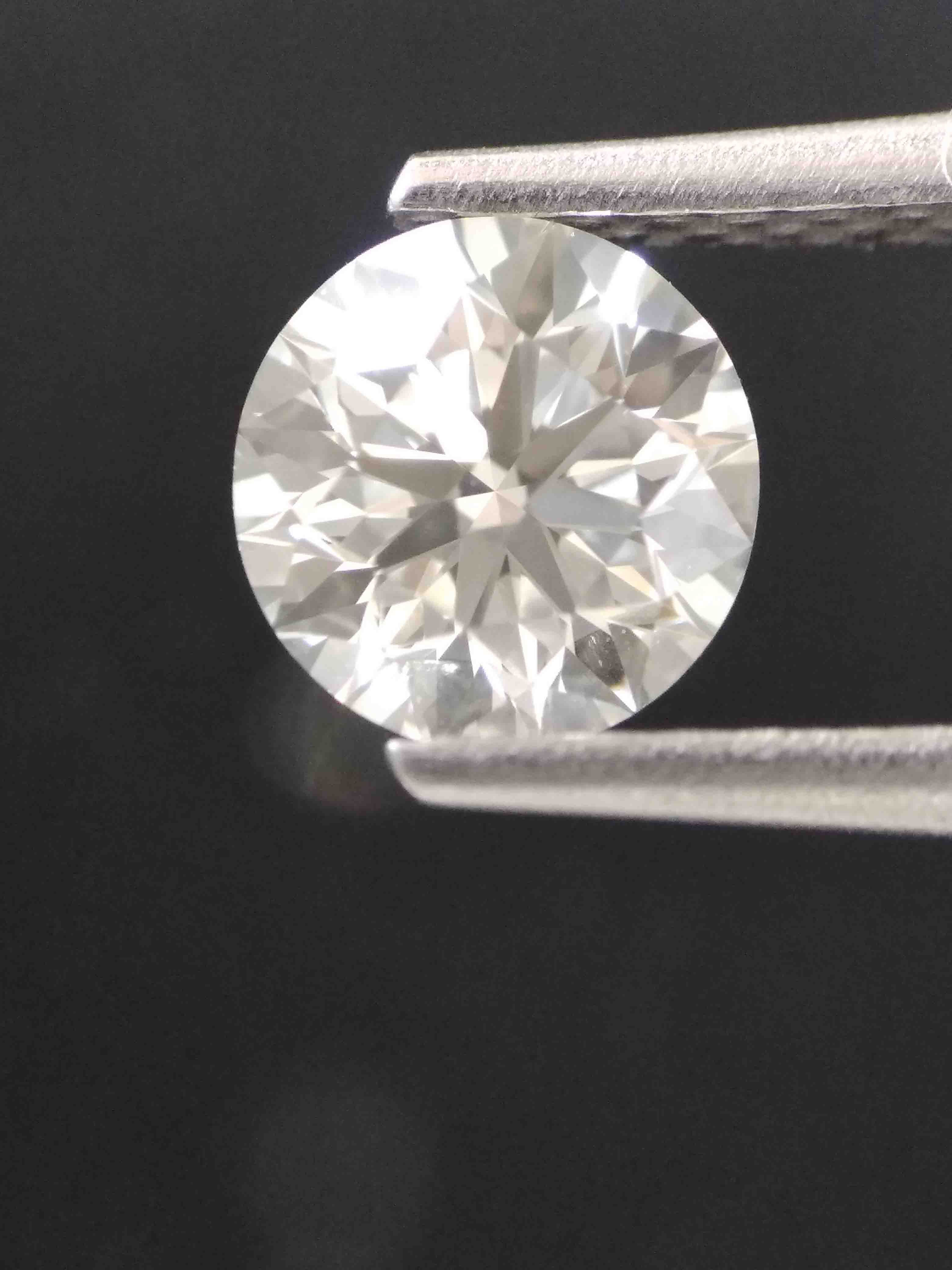 0.58 Carat Round Loose Diamond, J, VVS1, Super Ideal, GIA Certified | Thumbnail