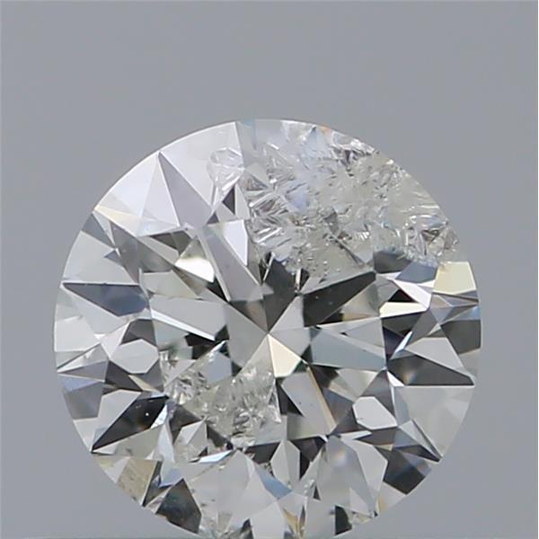 0.40 Carat Round Loose Diamond, I, I2, Ideal, GIA Certified | Thumbnail