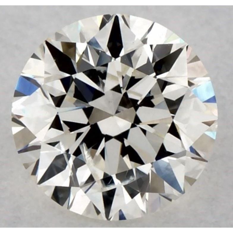 0.40 Carat Round Loose Diamond, J, I1, Excellent, GIA Certified | Thumbnail