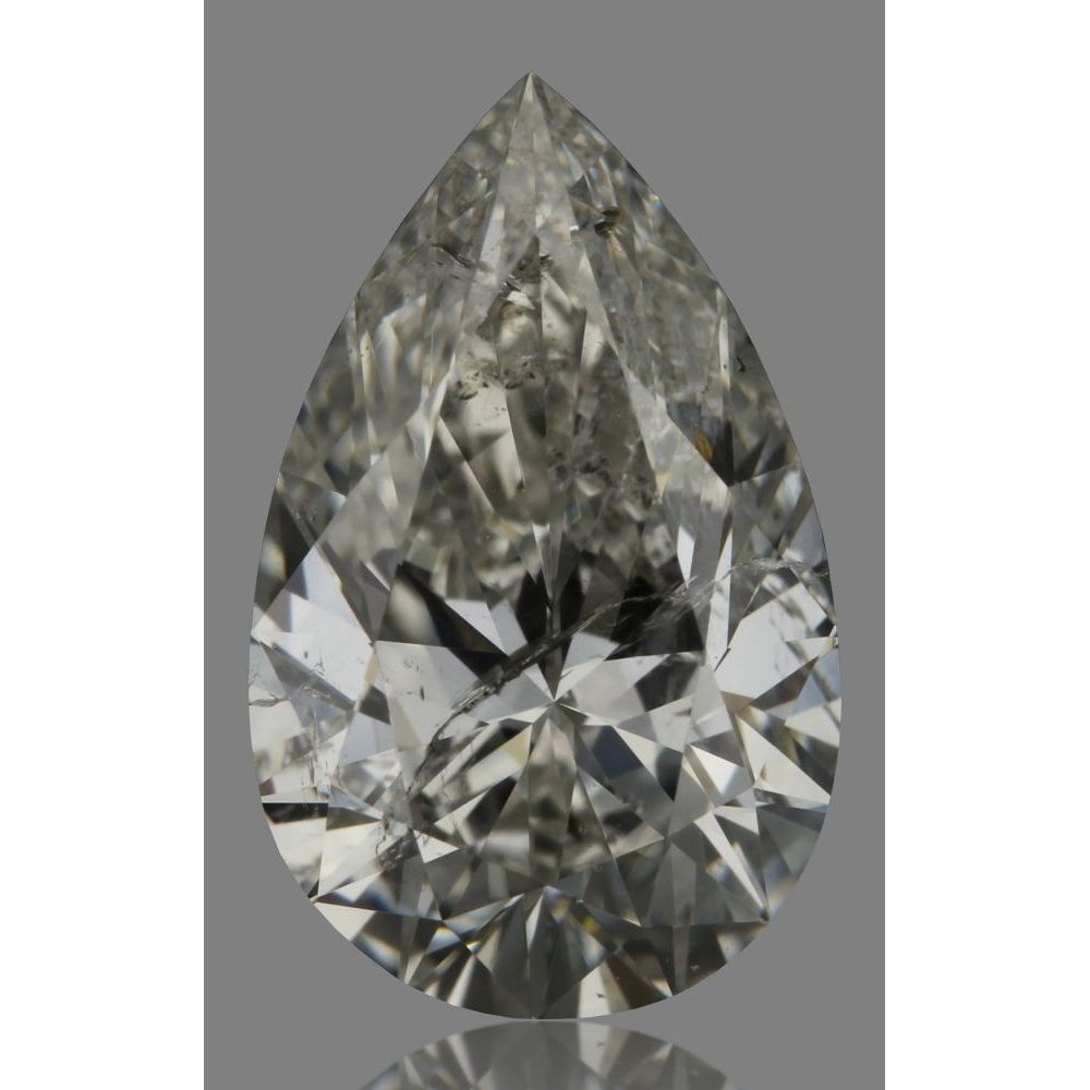 1.10 Carat Pear Loose Diamond, H, I2, Ideal, GIA Certified | Thumbnail
