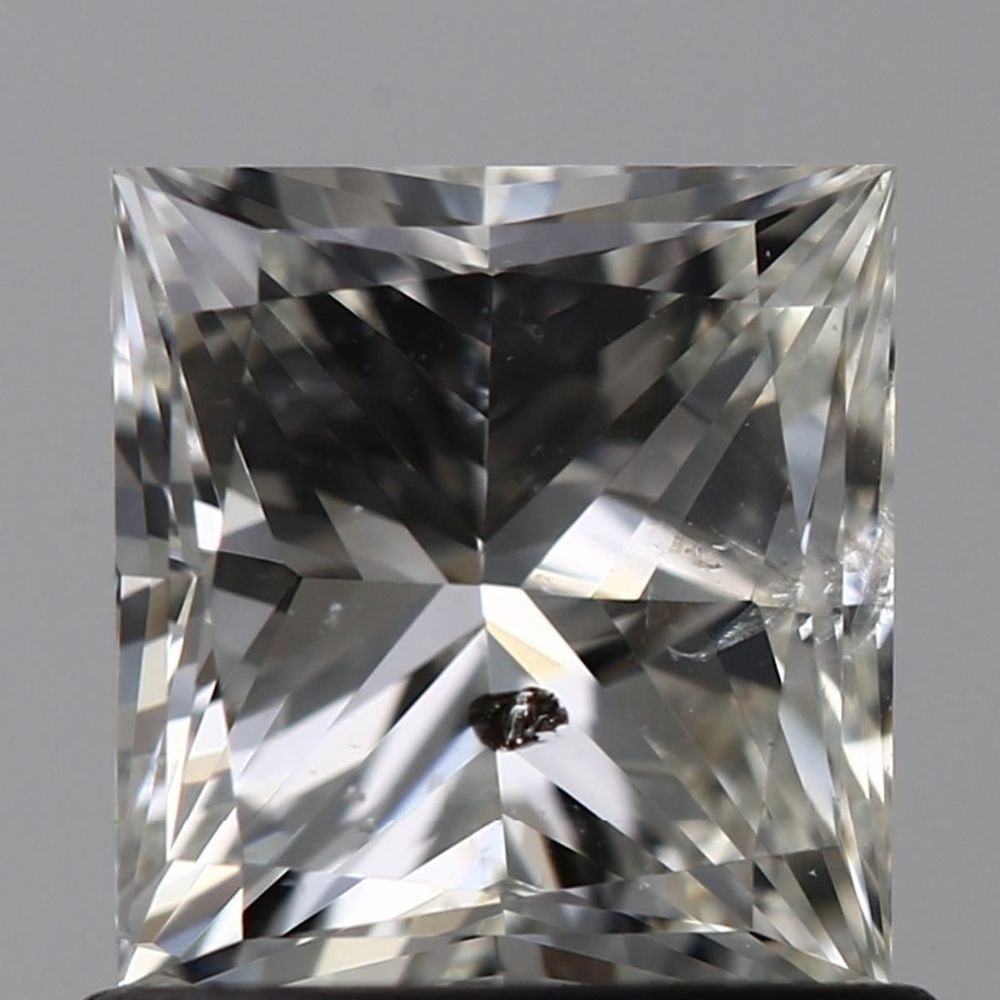 0.90 Carat Princess Loose Diamond, J, I1, Excellent, GIA Certified | Thumbnail