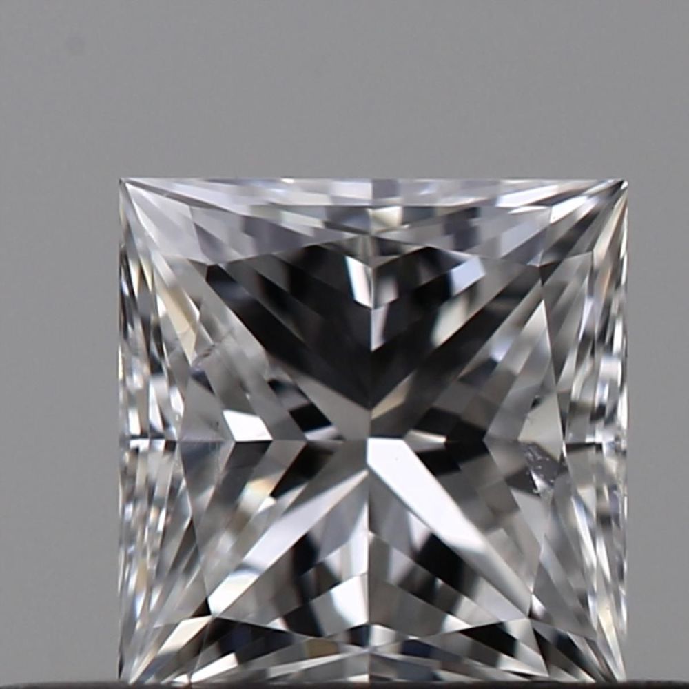 0.35 Carat Princess Loose Diamond, D, SI2, Excellent, GIA Certified