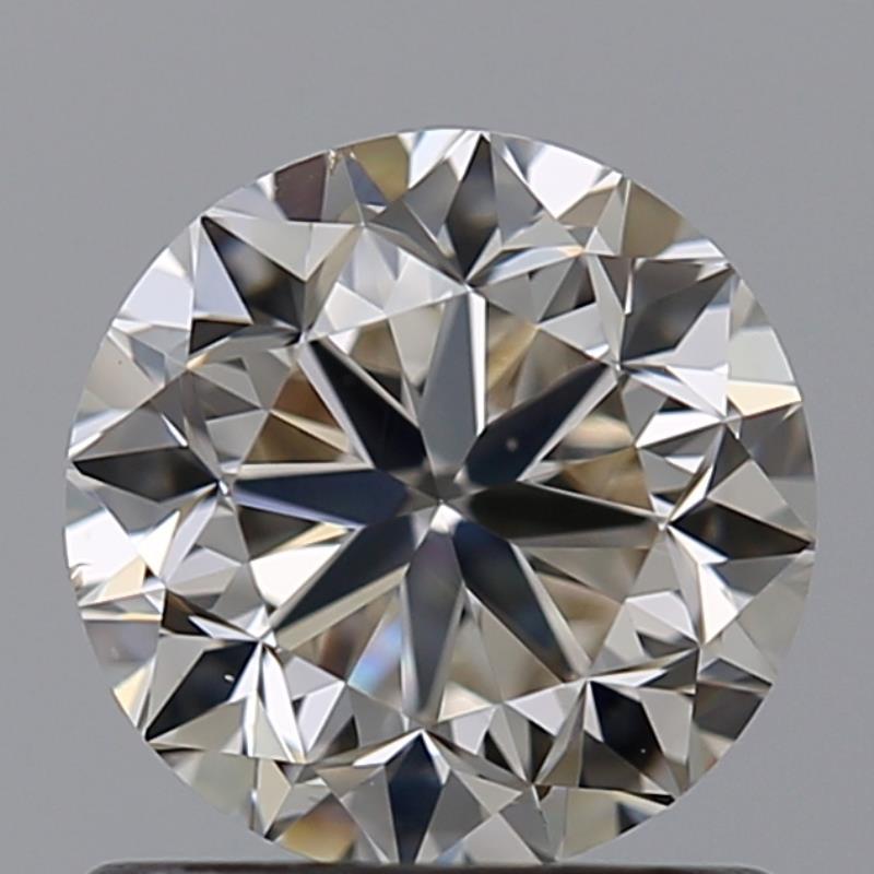 0.91 Carat Round Loose Diamond, K, VS2, Very Good, GIA Certified | Thumbnail