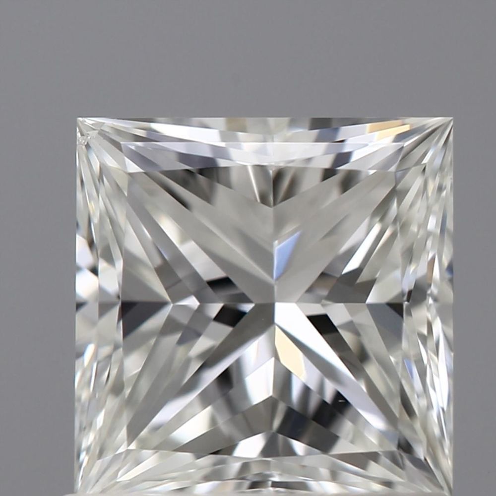 0.90 Carat Princess Loose Diamond, H, VS2, Ideal, GIA Certified