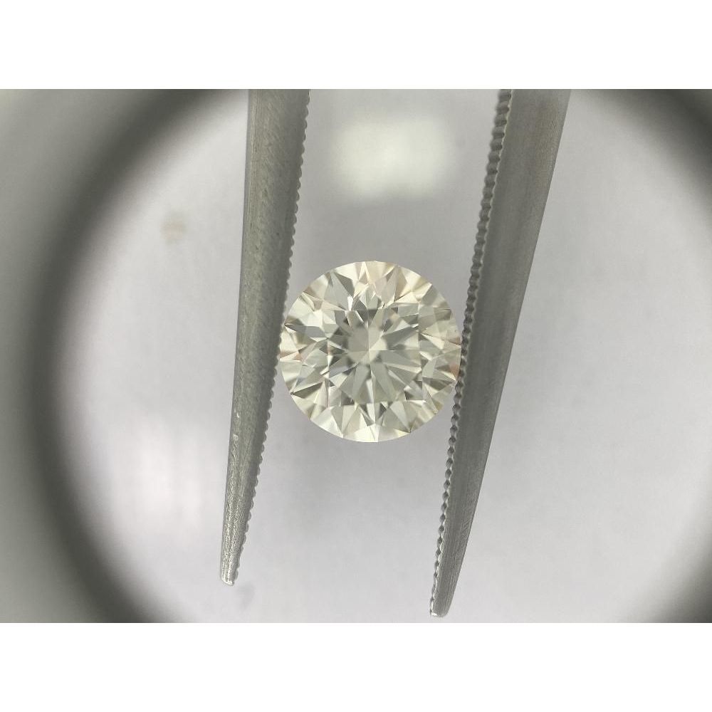 0.80 Carat Round Loose Diamond, M Faint Brown, VS1, Ideal, GIA Certified