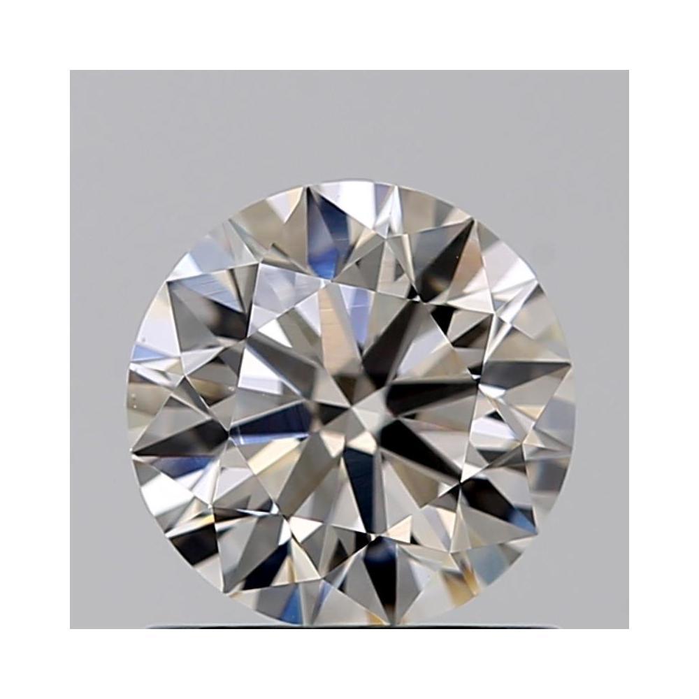 0.80 Carat Round Loose Diamond, J, VS1, Super Ideal, GIA Certified