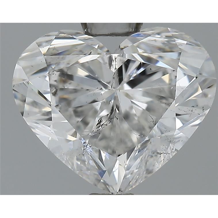 1.50 Carat Heart Loose Diamond, F, SI2, Ideal, GIA Certified | Thumbnail