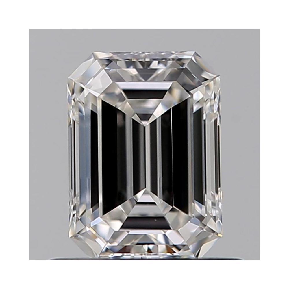 0.60 Carat Emerald Loose Diamond, F, VVS1, Ideal, GIA Certified | Thumbnail