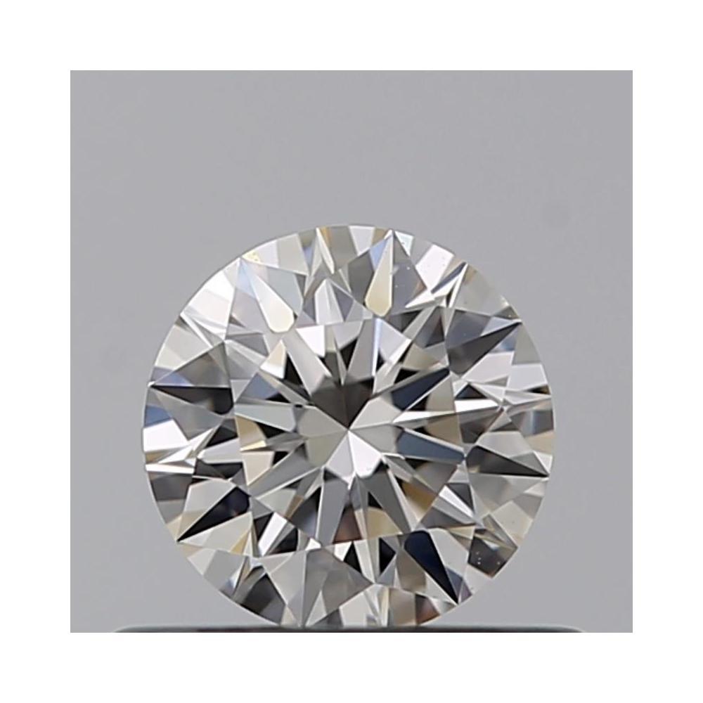 0.41 Carat Round Loose Diamond, J, IF, Super Ideal, GIA Certified