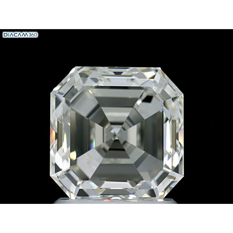 2.17 Carat Asscher Loose Diamond, H, VVS1, Super Ideal, GIA Certified
