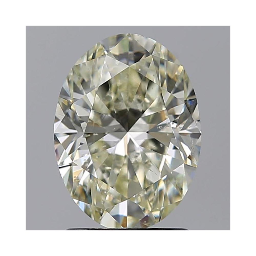 1.53 Carat Oval Loose Diamond, L, SI2, Super Ideal, GIA Certified