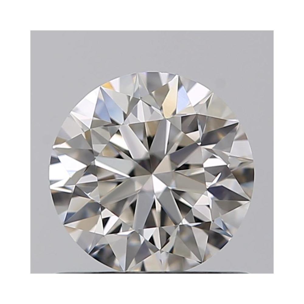 0.70 Carat Round Loose Diamond, I, VVS1, Super Ideal, GIA Certified