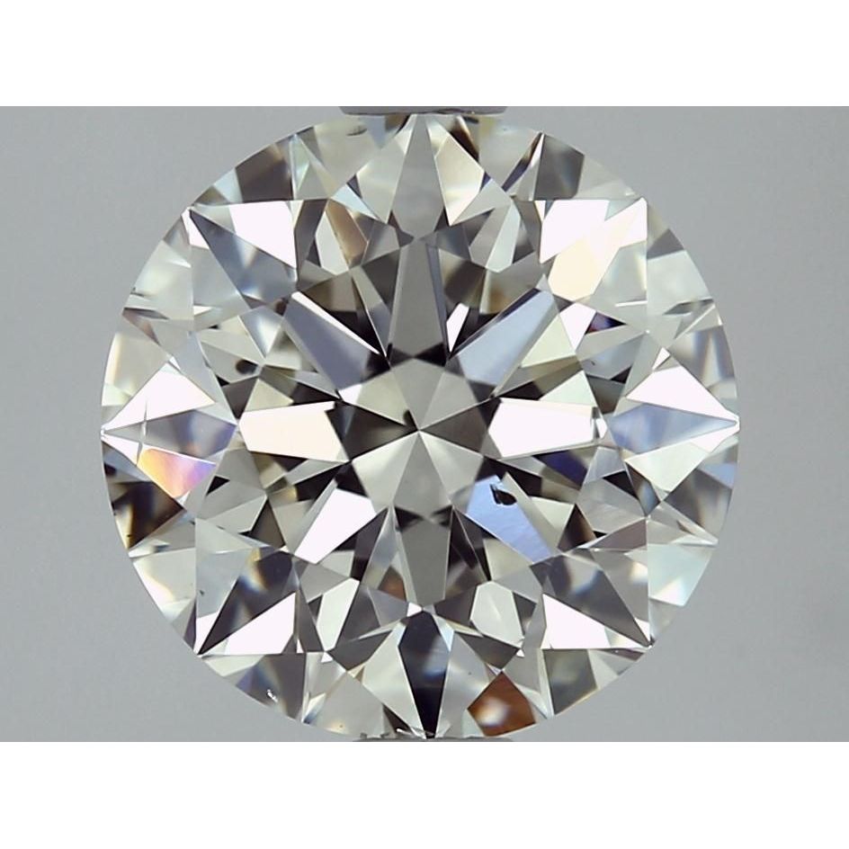 1.51 Carat Round Loose Diamond, K, SI1, Super Ideal, GIA Certified