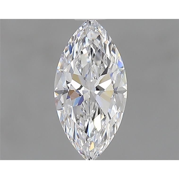 0.50 Carat Marquise Loose Diamond, D, VS2, Ideal, GIA Certified | Thumbnail