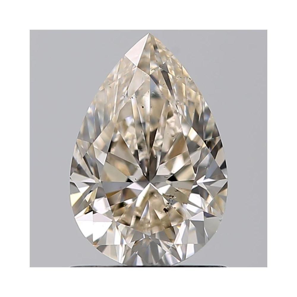 1.00 Carat Pear Loose Diamond, L, SI1, Super Ideal, GIA Certified