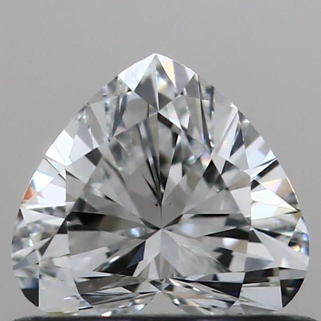 0.41 Carat Heart Loose Diamond, E, VS1, Ideal, GIA Certified | Thumbnail