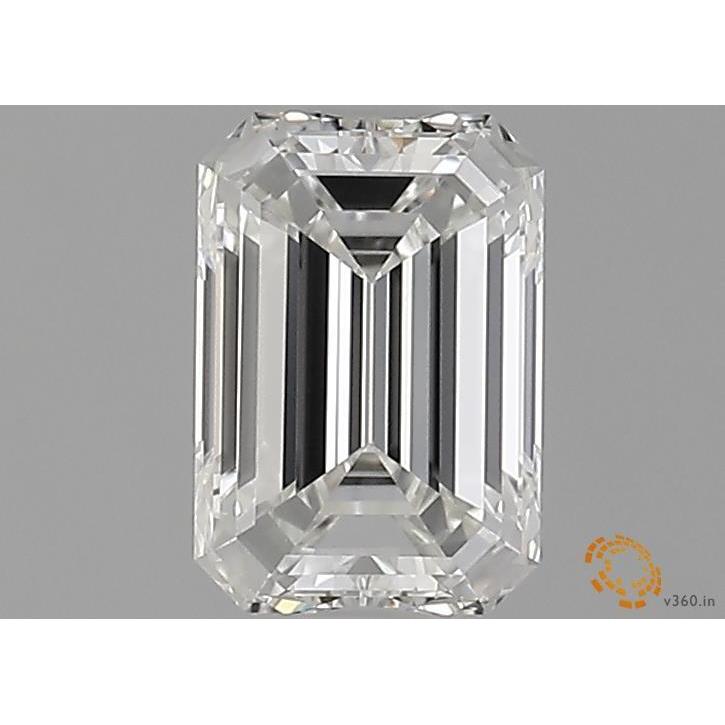 1.01 Carat Emerald Loose Diamond, H, VVS2, Super Ideal, GIA Certified | Thumbnail