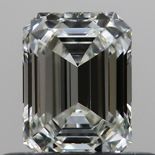0.46 Carat Emerald Loose Diamond, I, IF, Super Ideal, GIA Certified | Thumbnail