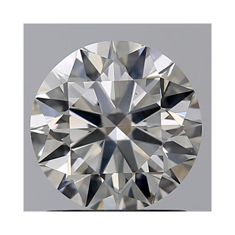 1.05 Carat Round Loose Diamond, I, VS2, Super Ideal, GIA Certified
