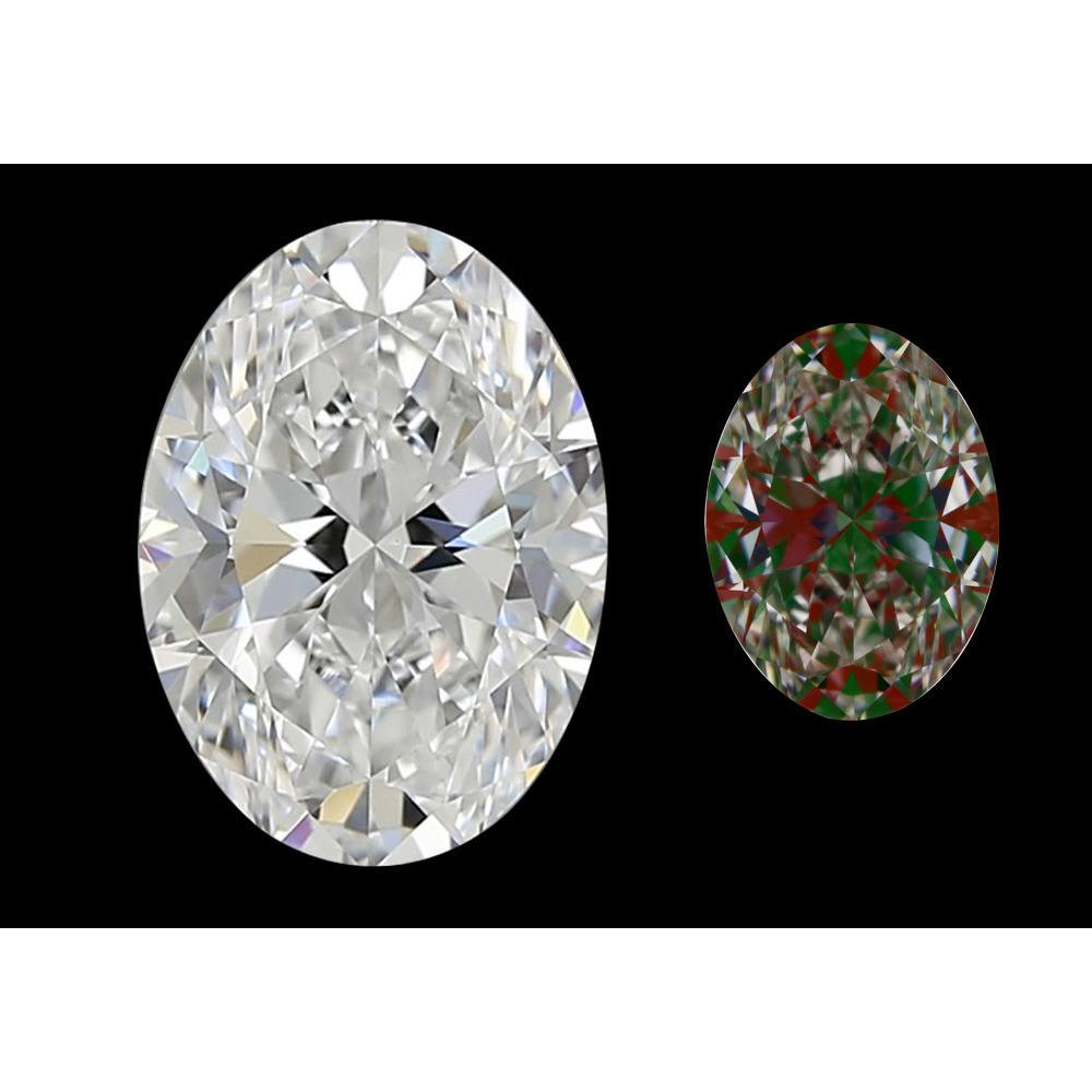 0.90 Carat Oval Loose Diamond, E, VVS2, Super Ideal, GIA Certified | Thumbnail