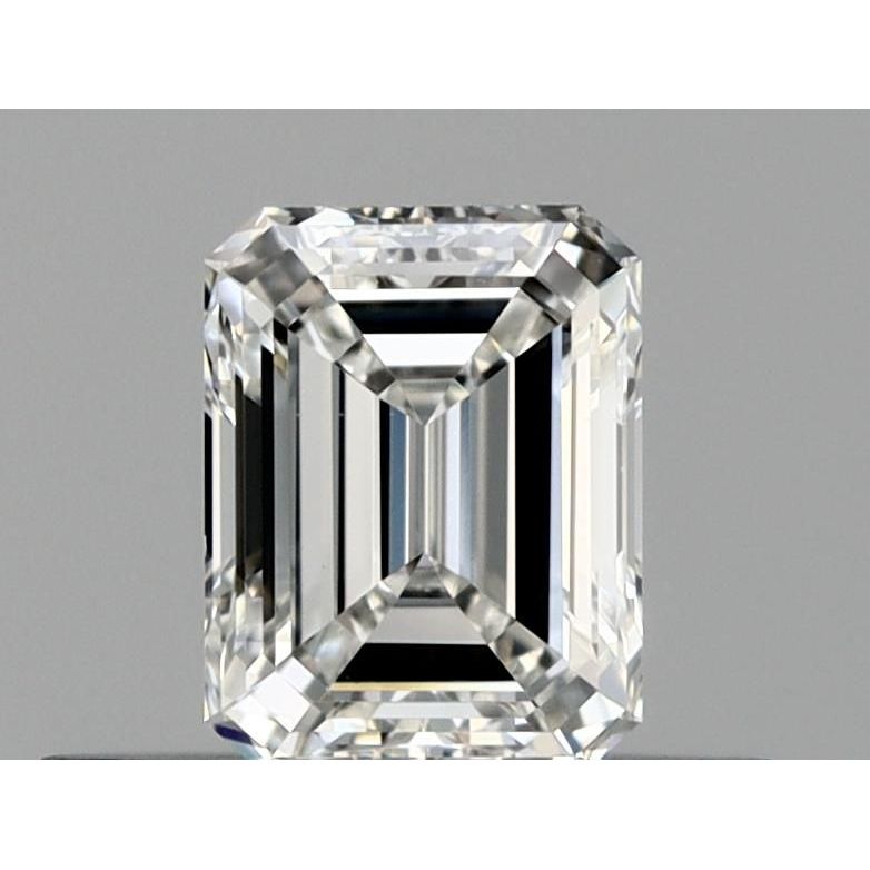 0.33 Carat Emerald Loose Diamond, F, VVS2, Super Ideal, GIA Certified | Thumbnail
