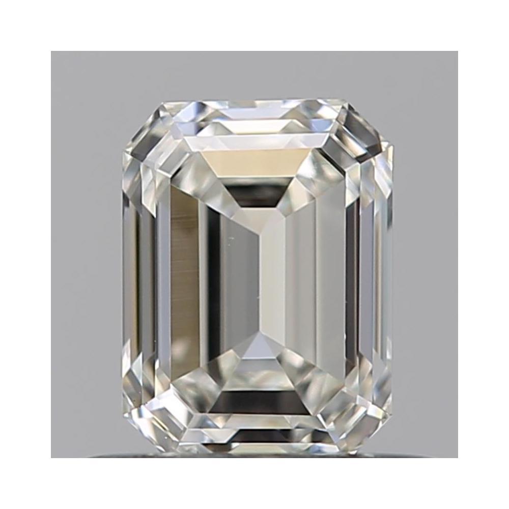0.51 Carat Emerald Loose Diamond, I, VVS1, Ideal, GIA Certified | Thumbnail