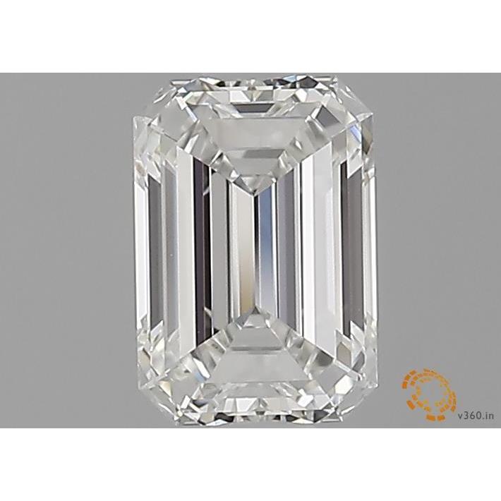 1.00 Carat Emerald Loose Diamond, H, VVS1, Ideal, GIA Certified